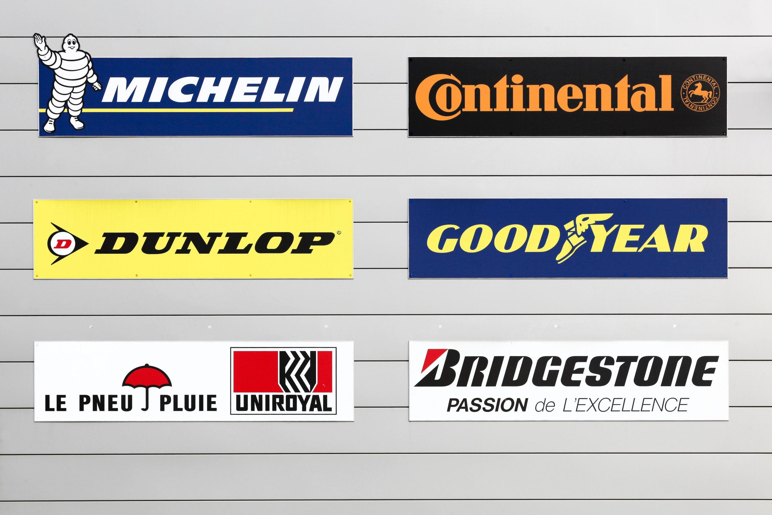 Major tire brands